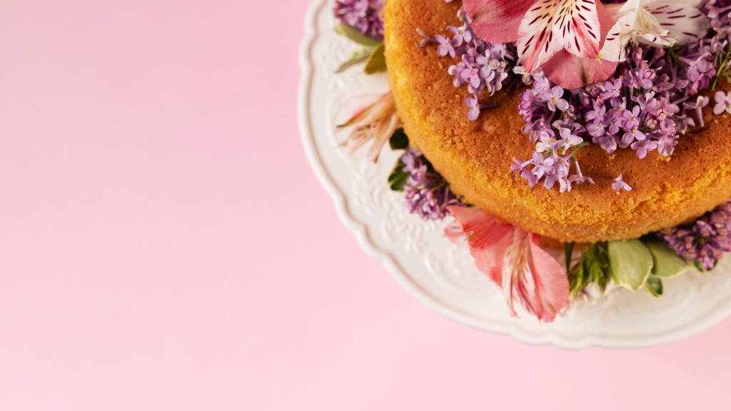 Handcrafted cake with fresh flowers - Amal Bakes
